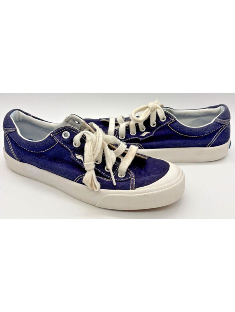 Keds Crew Kick 75 Women's 8.5 Navy Canvas Lace Up Sneakers WF61178 Dream Foam